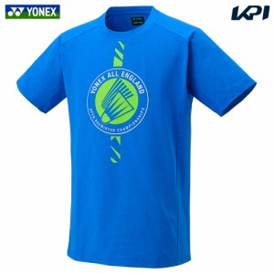 【365日出荷】ヨネックス YONEX バドミントンウェア ジュニア  全英選手権2024大会記念Tシャツ ドライＴシャツ エレクトリックブルー 受