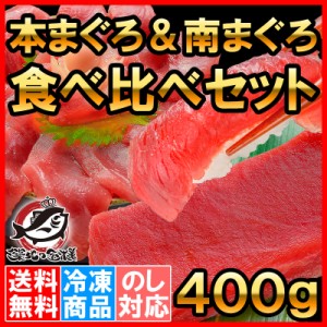 送料無料 極上 本まぐろ ＆ 南まぐろ 赤身 各200gセット 正規品 築地の王様ブランドまぐろ 通が唸るまぐろの真髄。赤身を極めるセット【