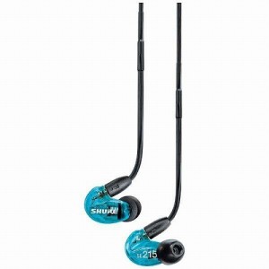 SHURE シュア 有線 イヤホン SE215SPE-A トランスルーセントブルー