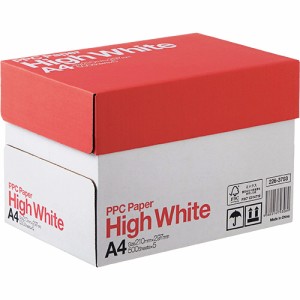 ＰＰＣ ＰＡＰＥＲ Ｈｉｇｈ Ｗｈｉｔｅ Ａ４ １箱（２５００枚：５００枚×５冊）