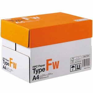 ＴＡＮＯＳＥＥ ＰＰＣ Ｐａｐｅｒ Ｔｙｐｅ ＦＷ Ａ４ ＰＰＣＦＷ−Ａ４−５ １箱（２５００枚：５００枚×５冊）