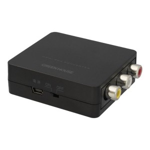 HDMIコンポジットコンバーター GREEN HOUSE GH-HCVA-RCA