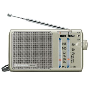 ラジオ 2バンドレシーバー FM AM パナソニック RF-U156-S