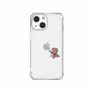 AKAN ソフトタフケース for iPhone 13 mini おしごとザウルス—日曜大工 ピンク AK20943i13MN