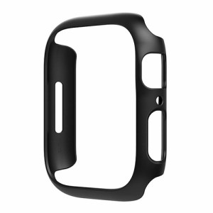 araree AERO ハードケースfor Apple Watch Series 7 45 ブラック Apple Watch用カバー AR22417AW