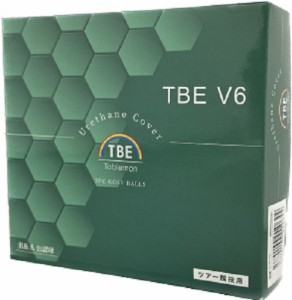 トビエモン ゴルフボール TBE V6 9球入 3ピース ウレタンボール 競技用 イエロー T-V6-YE