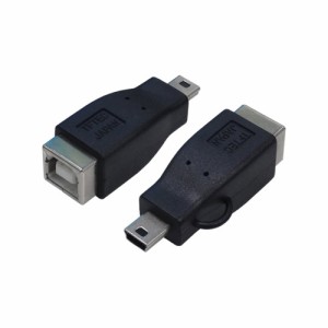 変換名人 変換プラグ USB B(メス)→miniUSB(オス) USBBB-M5A