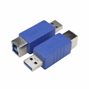 変換名人 変換プラグ USB3.0 B(メス)-A(オス) USB3BB-AA