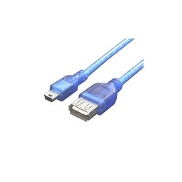 変換名人　USB　A(メス)→miniUSB(オス)　USBA-M5/CA20