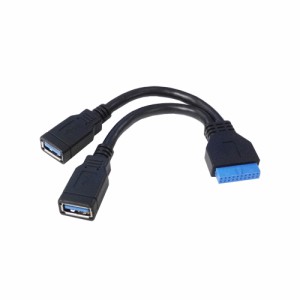 変換名人 M/B アクセサリー USB3.0 ピンヘッダケーブル MB-USB3/CA