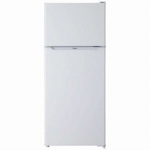 冷蔵庫 小型 2ドア 静音 スリム 省エネ ハイアール 130L 2ドア冷蔵庫（直冷式）ホワイト 右開き Haier JR-N130C-W