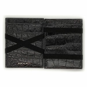 リサイド RIE SIDE スピンウォレット SPIN WALLET ブラッククロコ WOW-A-BC