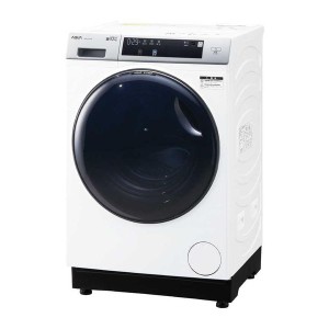 洗濯乾燥機 10.0kg ドラム式 左開き ホワイト まっ直ぐドラム2.0 アクア AQW-D10P-L-W