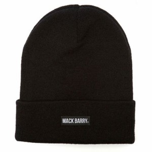 MACK BARRY マクバリー 【BEANIE(ビーニー)】 MACK BARRY マクバリー BASIC BEANIE ブラック MCBRY70306