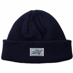 MACK BARRY マクバリー 【BEANIE(ビーニー)】 CLASSIC LABEL SHORT BEANIE ネイビー MCBRY70412