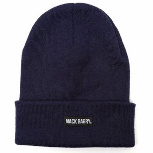 MACK BARRY マクバリー 【BEANIE(ビーニー)】 MACK BARRY マクバリー BASIC BEANIE ネイビー MCBRY70603