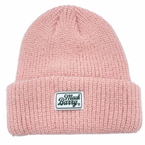 MACK BARRY マクバリー 【BEANIE(ビーニー)】 CLASSIC LABEL SOFT CANDY BEANIE ライトピンク MCBRY70740