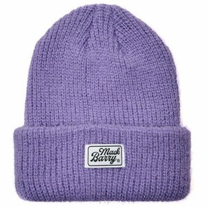 MACK BARRY マクバリー 【BEANIE(ビーニー)】 CLASSIC LABEL SOFT CANDY BEANIE ラベンダー MCBRY70757