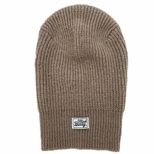 MACK BARRY マクバリー 【BEANIE(ビーニー)】 CLASSIC LABEL BALACLAVA ココア MCBRY71501