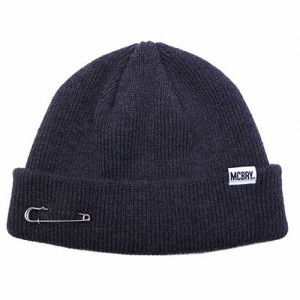 MACK BARRY マクバリー 【BEANIE(ビーニー)】 MCBRY SHORT BEANIE  グレー MCBRY72171