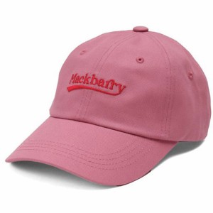 MACK BARRY マクバリー 【CAP(キャップ)】 Signature logo BALL CAP ピンク MCBRY72591