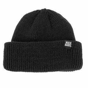 MACK BARRY マクバリー 【BEANIE(ビーニー)】 COZY SHORT BEAINE ブラック MCBRY72676