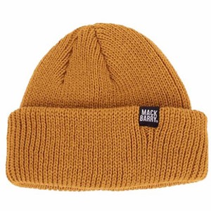 MACK BARRY マクバリー 【BEANIE(ビーニー)】 COZY SHORT BEAINE マスタード MCBRY72706