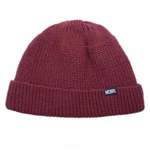 MACK BARRY マクバリー 【BEANIE(ビーニー)】 M WATCH CAP ワイン MCBRY72911