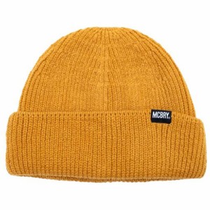 MACK BARRY マクバリー 【BEANIE(ビーニー)】 MCBRY SPAN BEANIE　マスタード MCBRY73468