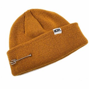 MACK BARRY マクバリー 【BEANIE(ビーニー)】 MCBRY SHORT BEANIE マスタード MCBRY79590