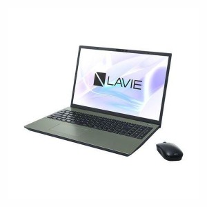 ノートパソコン LAVIE N16 16型 Ryzen 7/16GB/512GB オリーブグリーン NEC PC-N1675HAE