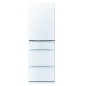 冷蔵庫 5ドア MDシリーズ 幅60.0cm 451L 右開き クリスタルピュアホワイト 三菱 MR-MD45K-W