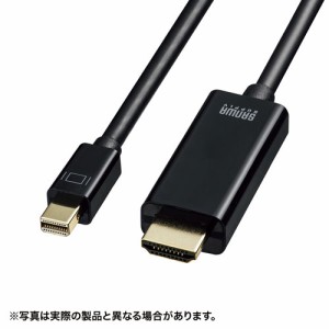 サンワサプライ ミニDisplayPort-HDMI変換ケーブル　HDR対応 3m KC-MDPHDRA30