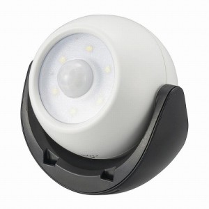 LEDセンサーライト 乾電池式 100ルーメン オーム電機 NIT-BLA100JM-3W