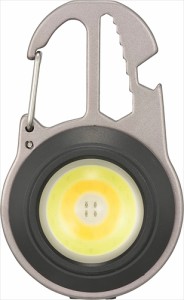 オーム電機 オーム LED 懐中電灯 フラッシュライト USB充電 ハンディライト コンパクトツールライト 丸形 910ルーメン 栓抜き ドライバー