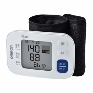 手首式血圧計 自動血圧計 ホワイト オムロン HEM-6180