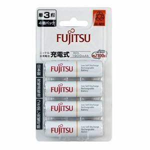 富士通 FUJITSU ニッケル水素電池 単3形 1.2V 4個パック 日本製 HR-3UTC(4B) FDK