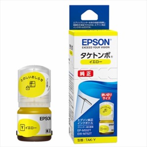 エプソン インク 純正 インクジェットプリンター用 インクボトル／タケトンボ（イエロー） TAK−Y