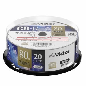 ビクター Victor AR80FP20SJ1 音楽用CD-R 20枚