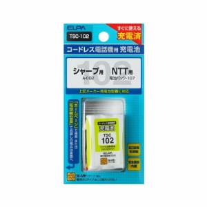 エルパ ELPA 朝日電器 電話機用充電池 TSC-102