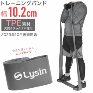 ライシン トレーニングチューブ 10.2cm 負荷レベル8/8 ゴム バンド 筋トレ チューブ エクササイズ