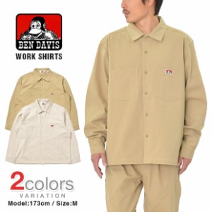 ベンデイビス BEN DAVIS ワークシャツ シャツ WIDE WORK SHIRTS メンズ レディース 国内正規品