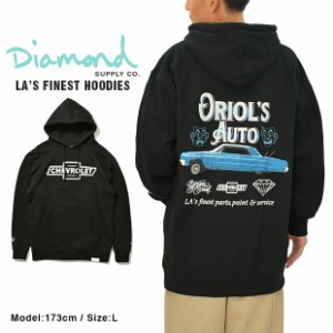 DIAMOND SUPPLY Co.× CHEVROLET × ESTEVAN ORIOL LA'S FINEST パーカー ダイアモンドサプライ スウェット エステヴァンオリオール シボ