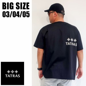 2024春夏新作 TATRAS タトラス メンズ ブランド Tシャツ NUNKI ヌンキ MTAT24S8193-M 大きいサイズ 03 04 05 BLACK WHITE ブラック ホワ