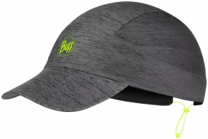 Buff バフ アウトドア キャップ ランニング 帽子 PACK RUN CAP R−GRAY HTR L／XL ハット 軽量 コンパクト 収納性 UVカット 391742