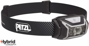 PETZL ペツル アウトドア アクティックコア グレー ヘッドランプ アクティブシリーズ ヘッドライト 照明 ワイドビーム ランニング トレッ