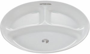 CAPTAIN　STAG キャプテンスタッグ アウトドア CS×コレール ランチプレート 26cm WH  UH0556