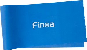 Finoa フィノア シェイプバンド 帯状 アスリート ブルー トレーニングチューブ フィットネスチューブ トレーニングバンド フィット