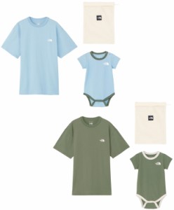 THE　NORTH　FACE ノースフェイス アウトドア CRショートスリーブティー＆ベビーロンパースセット CR S／S Tee ＆ Baby Rompers Set 親子