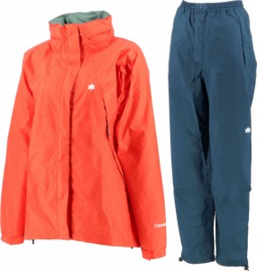Canadian East(カナディアンイースト) アウトドア レインウェア(レディース) 上下セット Rain Wear Ladys 雨具 レインスーツ 合羽 カ